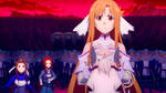 Asuna Yuuki riding her White Horse 2
