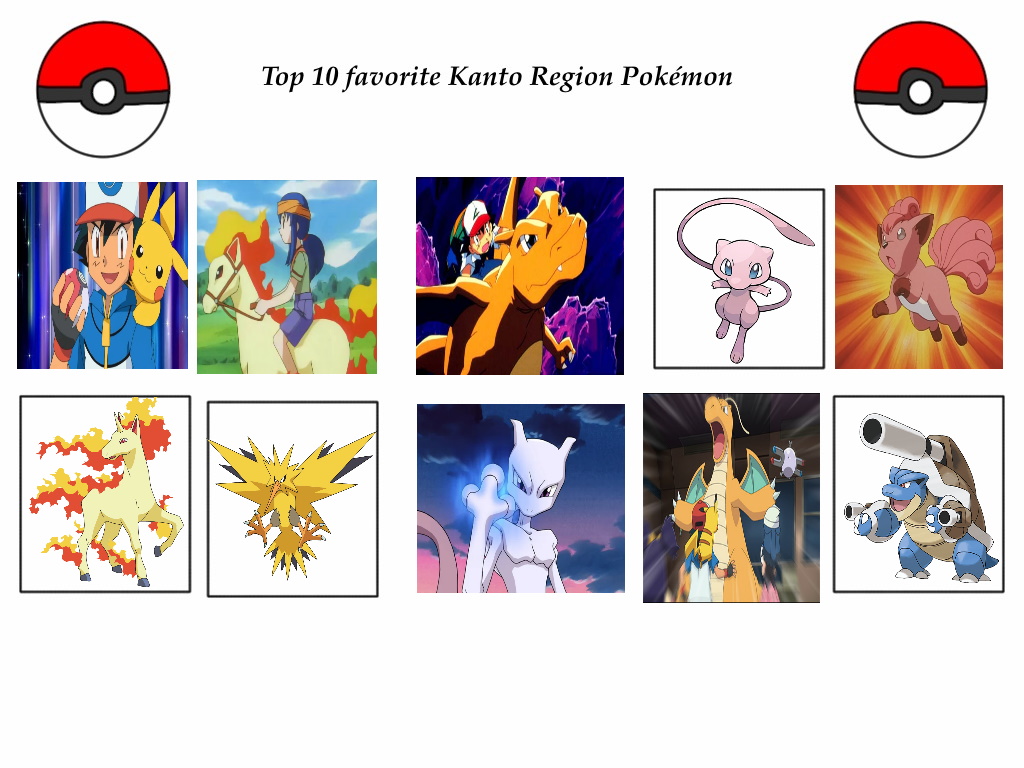 My Top 10 Favorite Kanto Pokemon by SawaOkita39 on DeviantArt