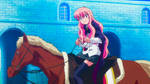 Louise de La Valliere riding her Horse 2