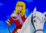 Oscar Francois de Jarjayes on her Horse 3