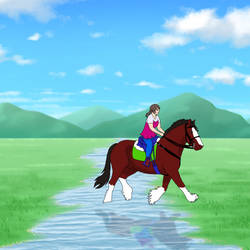 Calm River Ride with Budweiser