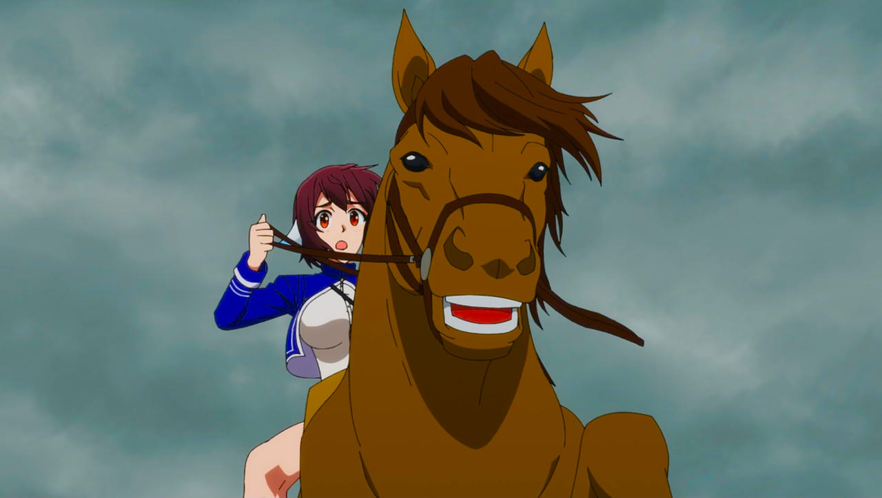 Lynn May riding her Horse 3 by SawaOkita39 on DeviantArt