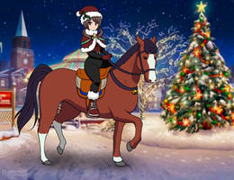 Sawa Okita and Sabure's Christmas Eve Ride