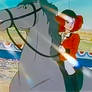 Barbara Merton riding her Horse 7