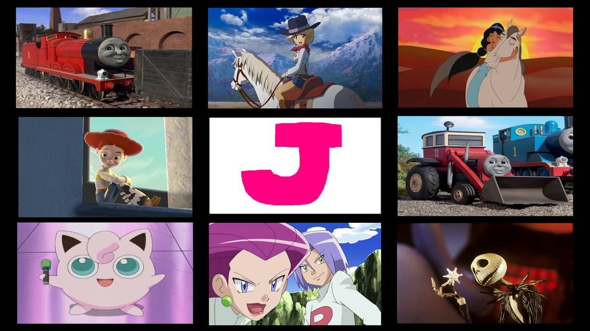 Letter R J Characters My Favorite Letter J Characters by SawaOkita39 on DeviantArt