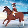 Sawa and Sabure Galloping Back Home For Christmas