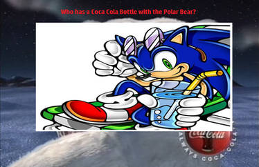 Sonic Has A Coke With The Polar Bear