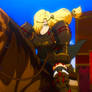 Leinas Rockbruise riding her Horse 4