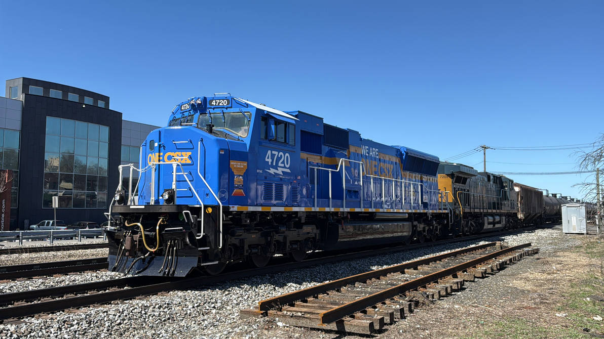 One Csx CSX SD70MAC 4720 (We Are One CSX) by SawaOkita39 on DeviantArt