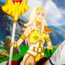 Jeanne d'Arc (Virgin Soul) Riding her White Horse