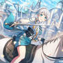 Eve Wakamiya Riding Her White Horse