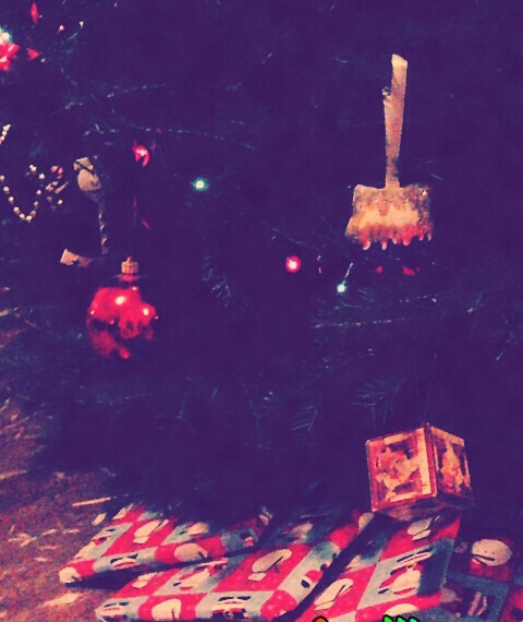 Under the Christmas tree...