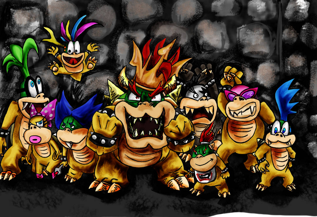 The Koopa Family by MacGargoyle on DeviantArt