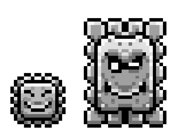 Smiling Thwomp and Thwimp by W476 on DeviantArt