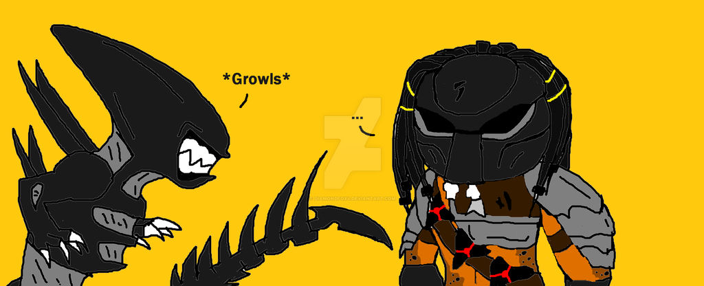Predator And Alien Animated Chibi by diamondfox4 on DeviantArt