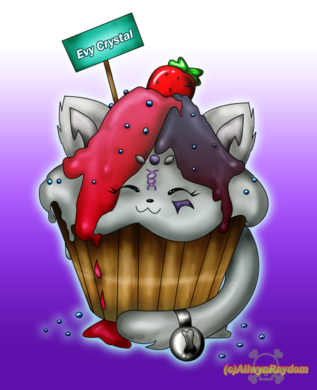 EvyCrystal cupcake :3