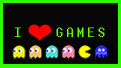 I love games stamp by AnnietheGreenKitty