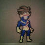 Cyclops Xmen Perler / Hama Bead Sprite