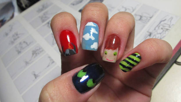 How to Train Your Dragon Nails