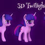 3D Twilight Sparkle