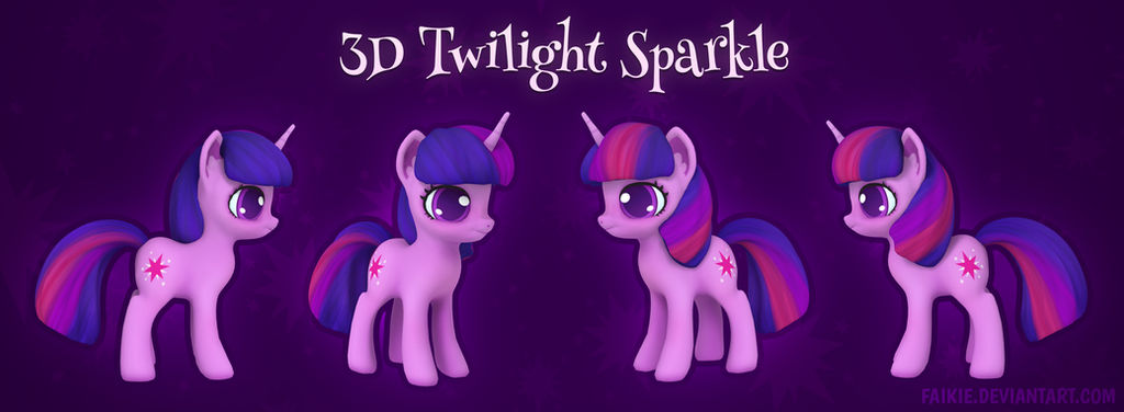 3D Twilight Sparkle