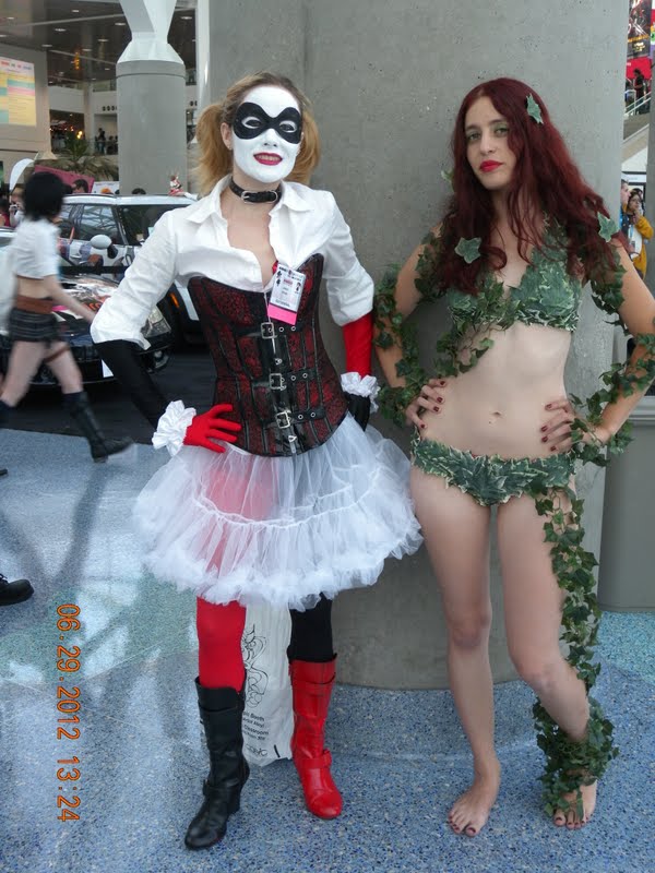 Harley Quinn and Poison Ivy at Anime Expo 2012