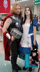 Thor and Alice at the Anime Expo (AX) 2012