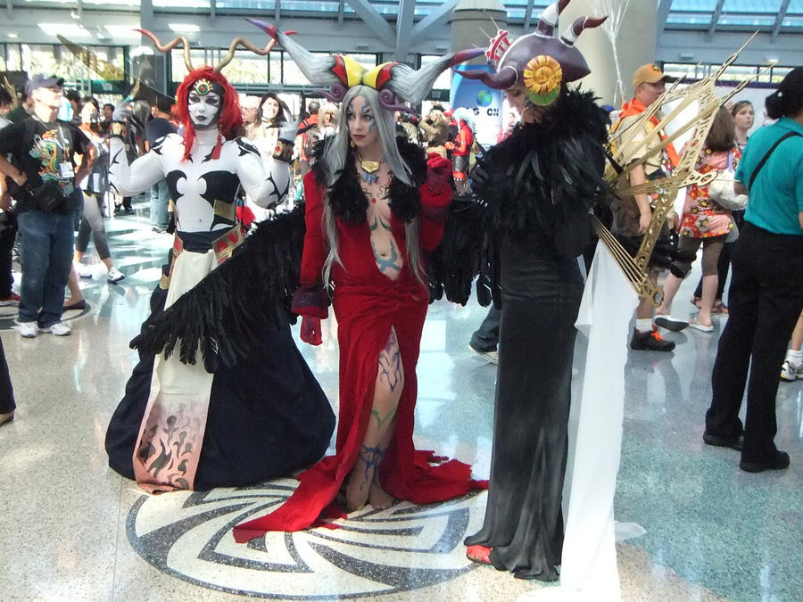 Adel, Ultimecia and Edea from Final Fantasy VII