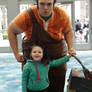 Ralph and Vanellope Von Schweetz of Wreck it Ralph