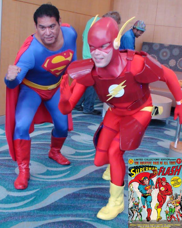 The Greatest Race between Superman and Flash