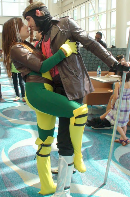 Power couple of Gambit and Rogue