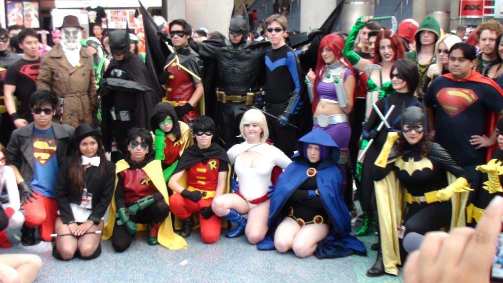 DC Superheroes at Anime Expo 2013