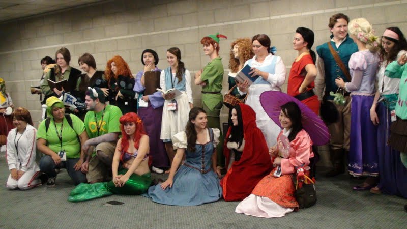 Disney Characters Gathering at Anime Expo 2013