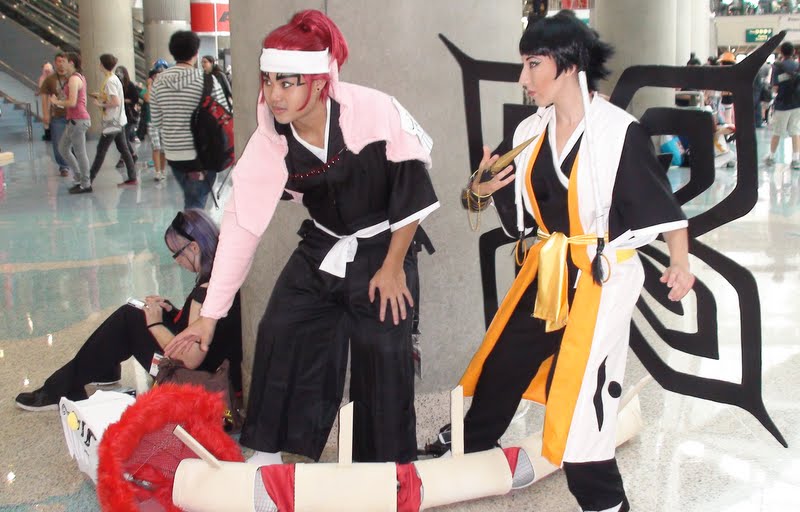 Renji and Soi-fon from Bleach at AX 2013