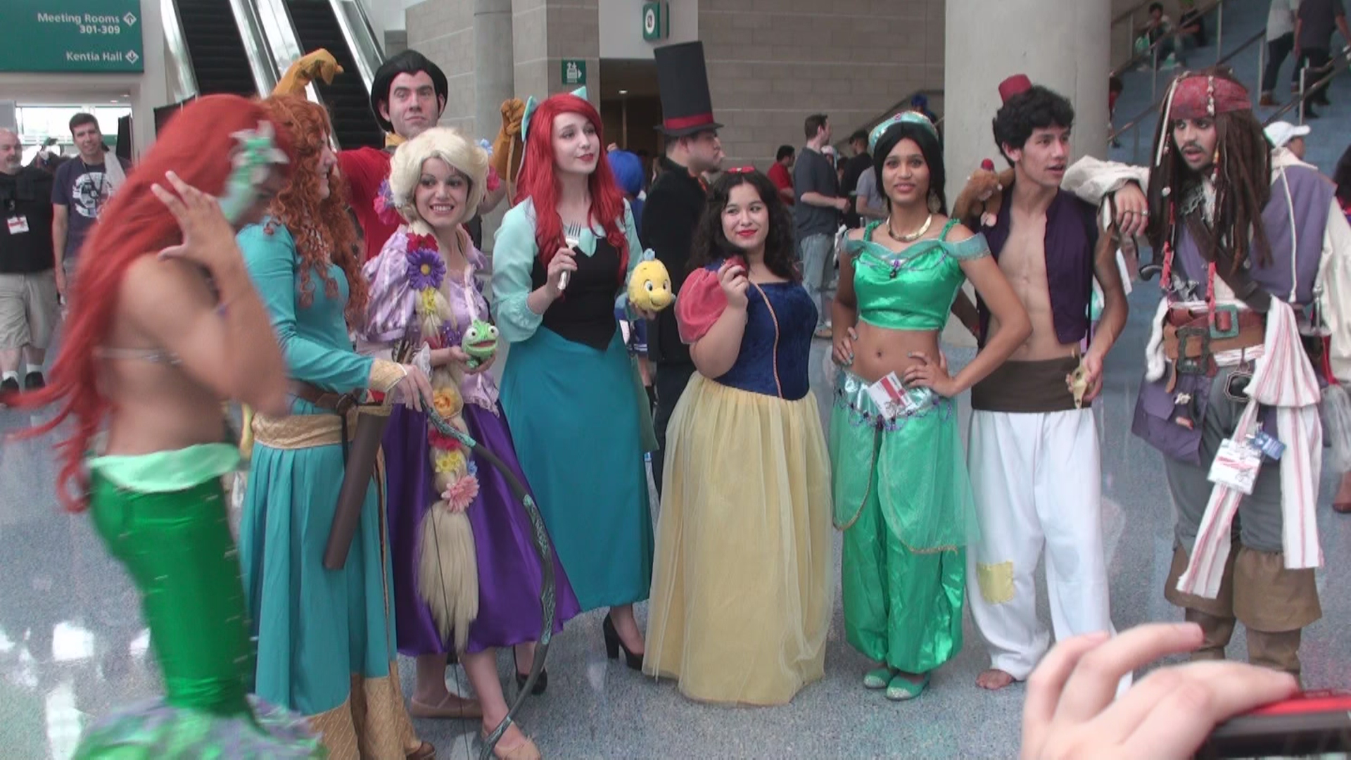 Disney Character Gathering at AX 2013