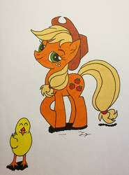 My little pony Applejack Happy Easter