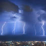 Thunderstorm over Beirut