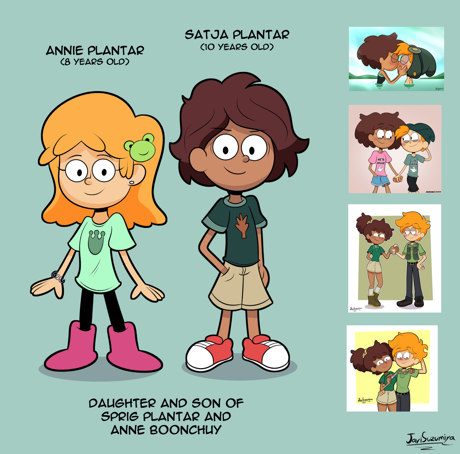 Annie and Satja Plantar by JaviSuzumiya on DeviantArt