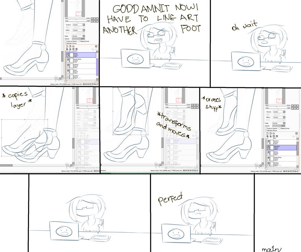 dumb comic by chizucube on DeviantArt