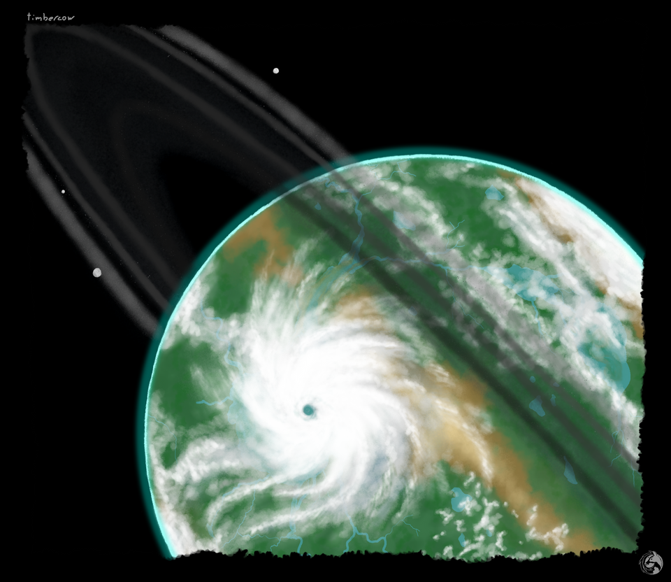 Ringed Planet Detail (in progress) by timbercow on DeviantArt