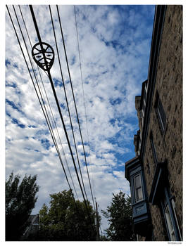 Blue Sky And Powerlines