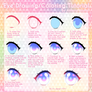 Eye coloring tutorial