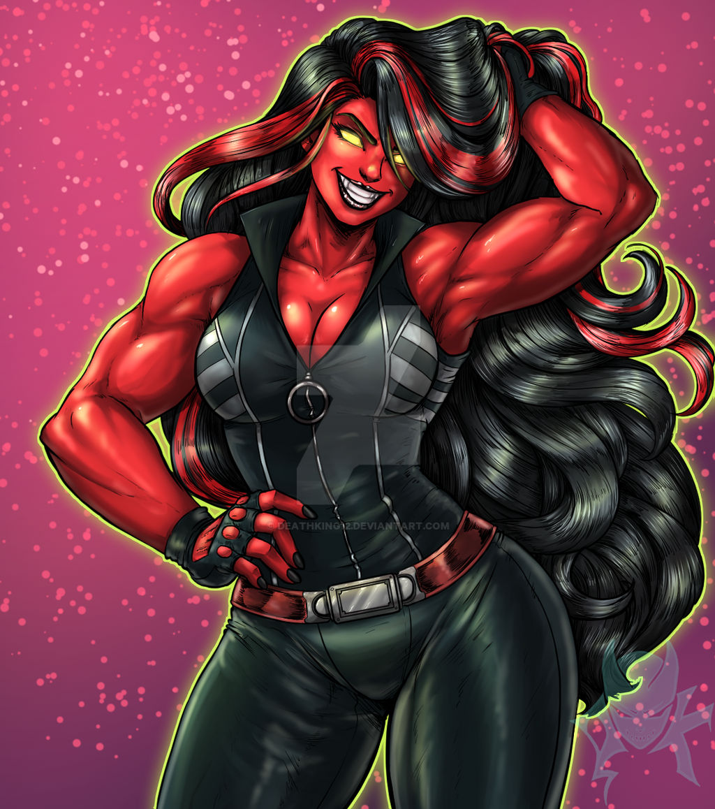 She Red Red she-hulk by deathking12 on DeviantArt
