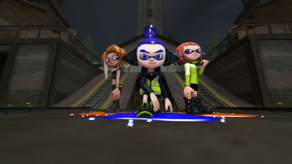 Splatoon Agent Animation My splatoon agents by SNAnimations on DeviantArt