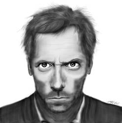 Dr. House Digital Portrait