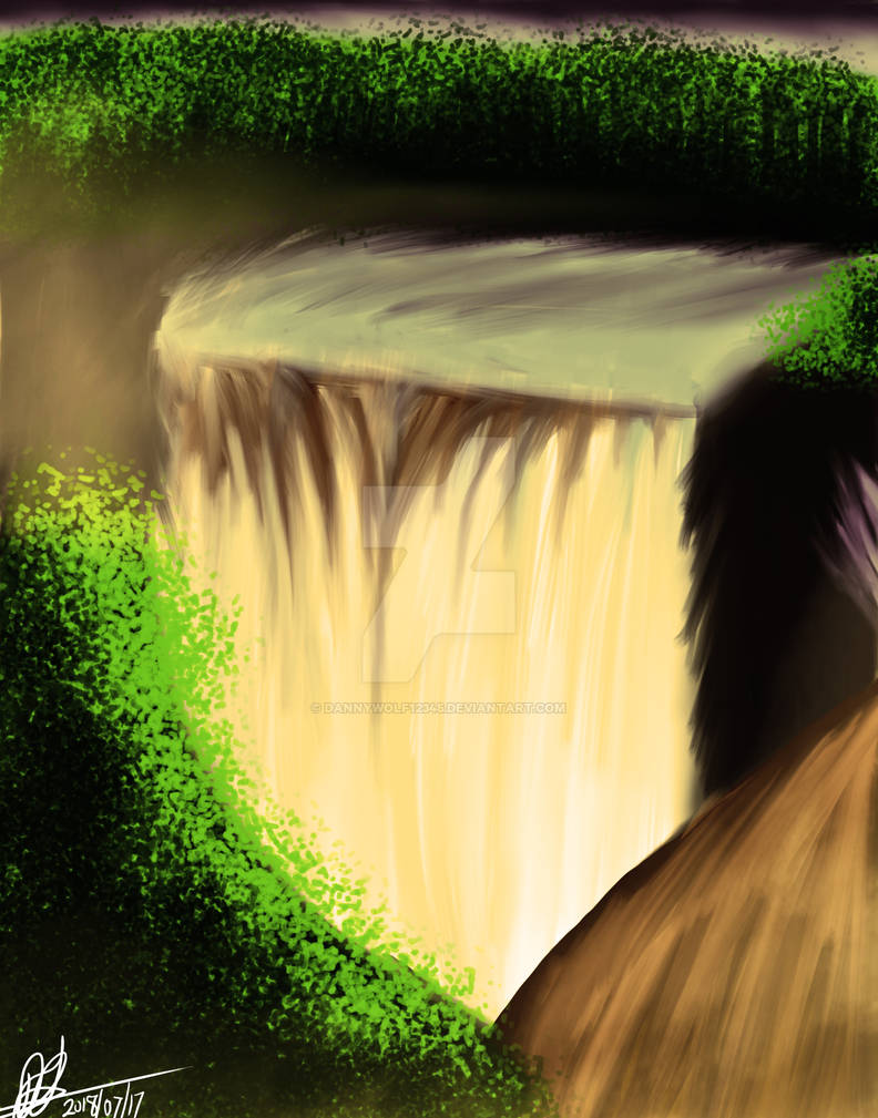 Waterfall by dannywolf12345 on DeviantArt