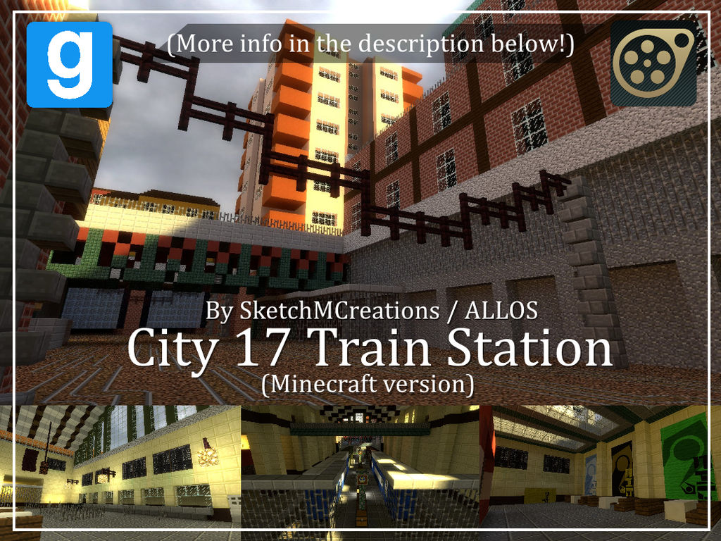 Map - City 17 Train Station (Minecraft version) by SecminourTheThird on ...