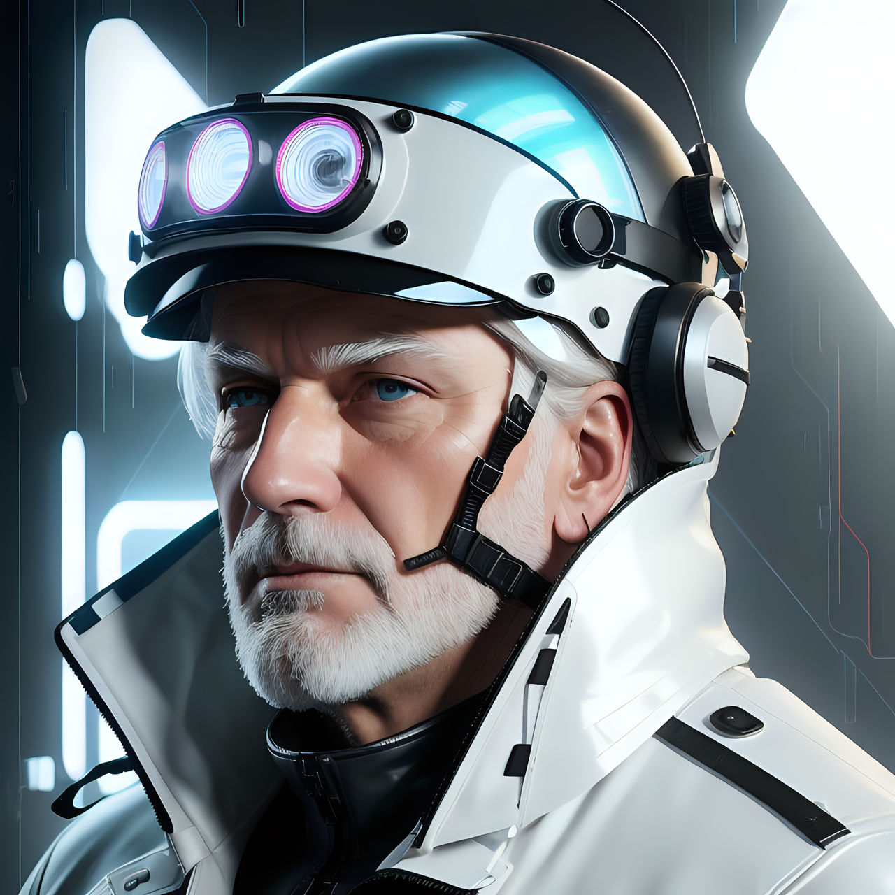 Futuristic science fiction tech-engineer by JustinChauveauDesign on ...