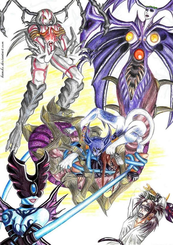 Ryu Hayabusa's harem V2 by Hanoko on DeviantArt
