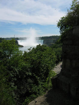 view of the falls